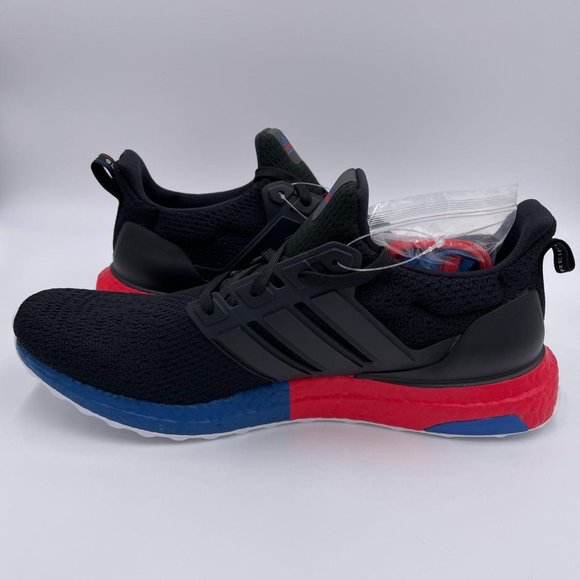 Adidas Ultraboost DNA Black / Red Mens Shoes - Picture 2 of 8